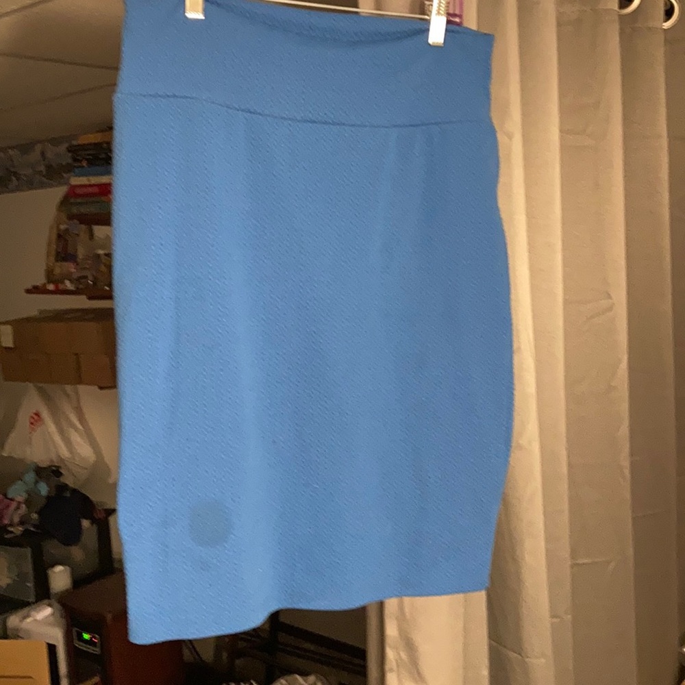 Blue Lula roe skirt